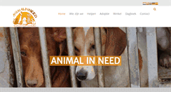 Desktop Screenshot of animalinneed.com